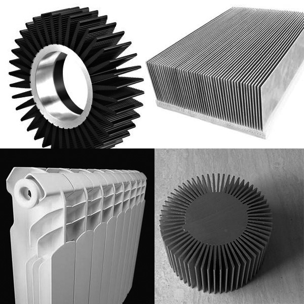 Extruded Aluminum Profile for Heat Sinks