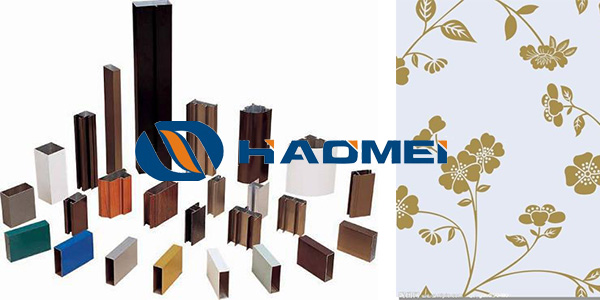 aluminium profiles, aluminum powder coating